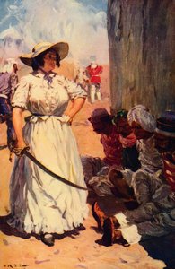 Bridget Widdowson auf Wache in Cawnpore von Unbekannt