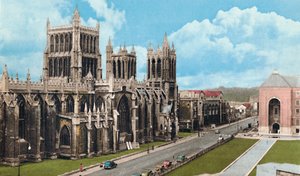 Kathedrale von Bristol, ca. 1940er