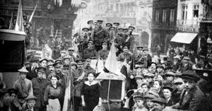 Britische Expeditionsstreitkräfte in Rouen, Frankreich, Erster Weltkrieg von Unbekannt