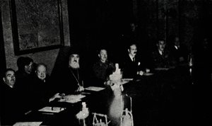 Britische und griechische Minister konferieren in Athen, Weihnachtstag 1944