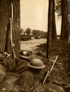 Britische Truppen an der Frontlinie, Frankreich, Erster Weltkrieg