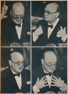 Rundfunk an das Empire und Amerika, ca. 1945