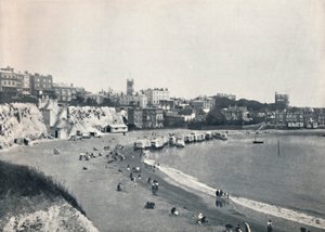 Broadstairs - Gesamtansicht von den Klippen, 1895
