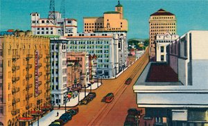 Broadway. San Diego, Kalifornien