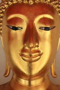 Bronzener Buddha, Wat Pho, Bangkok, Thailand