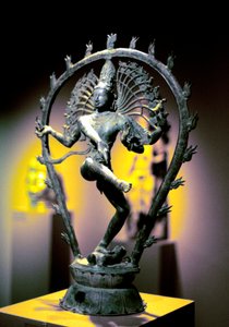 Bronzefigur von Shiva, Tamil Nadu, Indien