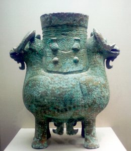 Bronzeritualgefäß, Shang-Dynastie, China, 12. Jahrhundert v. Chr.
