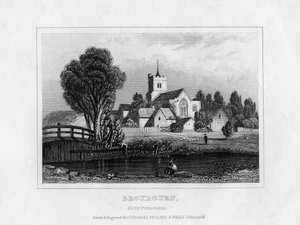 Broxbourne, Hertfordshire, Mitte des 19. Jahrhunderts