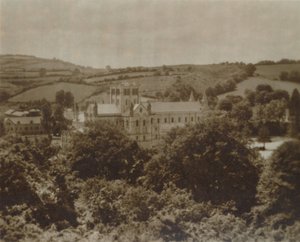 Buckfast Abbey Kirche Südost, spätes 19.-frühes 20. Jahrhundert