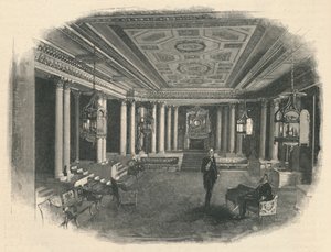 Buckingham Palace: Die Marmorgalerie, 1886