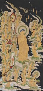 Buddha und Begleiter, 17.-18. Jahrhundert