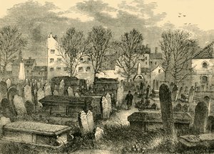Bunhill Fields Friedhof, um 1872