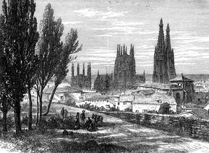 Burgos, Spanien, 19. Jahrhundert