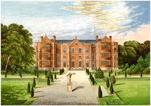 Burton Agnes Hall, Worcestershire, Heim von Baronet Boynton, um 1880 von Unbekannt