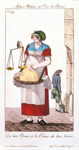 Butterverkäufer, 1826 von Unbekannt