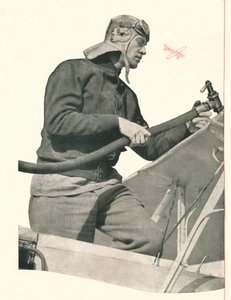 C.W.A. Scott spricht mit London: Wenn Sie ein Nachtflieger sind, starten Sie mit Booths, um 1935