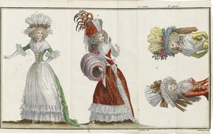 Cabinet des Modes, ou les Modes nouvelles, 1786-1788 von Unbekannt