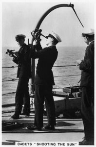 Kadetten schießen die Sonne, Royal Navy College, 1937 von Unbekannt