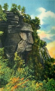 Caesars Head, Höhe 3.227 Fuß, höchster Punkt in South Carolina, 1942