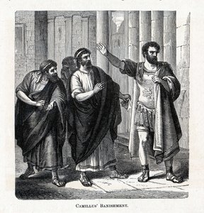 Verbannung des Camillus, 1882 von Unbekannt