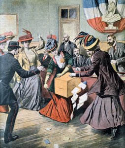 Kampagne für das Frauenwahlrecht in Belgien, 1908