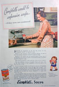Campbells Suppenwerbung, 1936