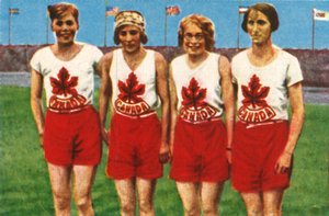 Kanadisches Team, 4 x 100 Meter Staffel der Frauen, 1928