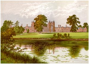 Capesthorne, Cheshire, Heim der Familie Davenport, ca. 1880