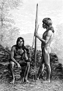 Caraya-Indianer, Südamerika, 1895