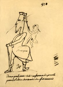 Karikatur von Napoleon, 1779, 1921