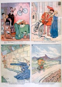 Karikaturen aus der Legende von Faust, 1894