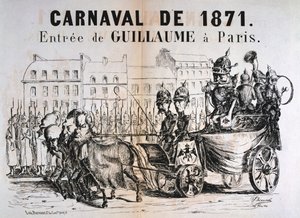 Karneval von 1871, Wilhelm I. von Preußen betritt Paris, Februar 1871 von Unbekannt