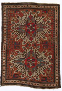 Teppich, 1800 - 1850 von Unbekannt
