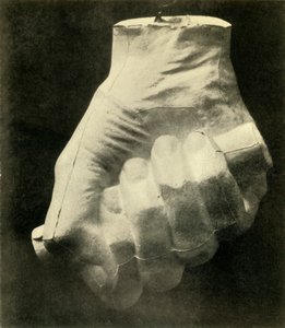 Abguss von Lincolns rechter Hand, 1860, 1930