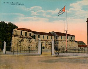 Castillo de la Real Fuerza, Havanna, Kuba, um 1920 von Unbekannt