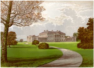 Castle Coole, Enniskillen, County Fermanagh, Heim des Earl of Belmore, ca. 1880 von Unbekannt
