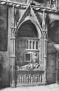 Kathedrale von Avignon - Grab des Papstes Benedikt XII., um 1925