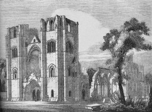 Kathedrale von Elgin, 1845
