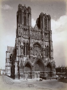 Kathedrale Notre-Dame, Reims, Frankreich, späte 19. oder frühes 20. Jahrhundert von Unbekannt
