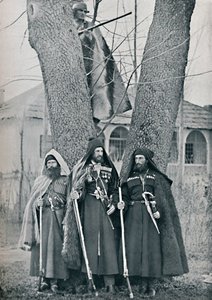 Kaukasische Soldaten, 1912 von Unbekannt