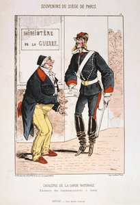 Kavallerie der Nationalgarde, Belagerung von Paris, 1870-1871