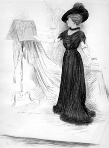 Cécile Sorel, französische Schauspielerin, 1909 von Unbekannt