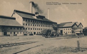 Zentrale Vertientes Zuckerfabrik, Camaguey, Kuba, ca. 1910