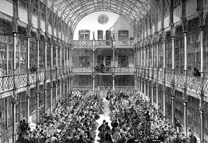 Zentralhalle des Royal Army Clothing Depot, Pimlico, um 1880 von Unbekannt