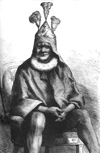 Cetewayo, König der Zulus, ca. 1880
