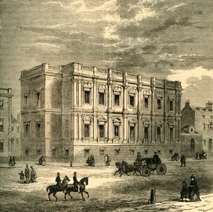 Chapel Royal, Whitehall, Außenansicht, 1881