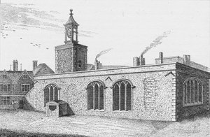 Kapelle Royal von St. Peter ad Vincula, mit Blick auf Tower Green, London