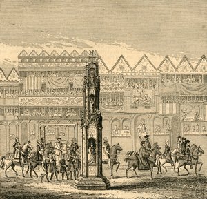 Cheapside-Kreuz, wie es 1547 erschien, 1897