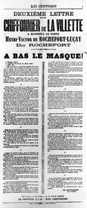 Chiffonnier de La Villette, aus französischen politischen Plakaten der Pariser Kommune, Mai 1871