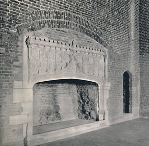 Kamin im Tattershall Castle, Lincolnshire von Unbekannt
